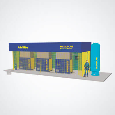 Salas de compressores modulares